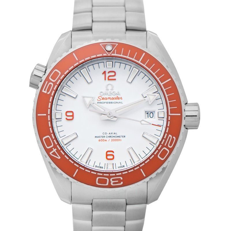 Seamaster 43,5 mm weißes Zifferblatt aus Edelstahl 215.30.44.21.04.001