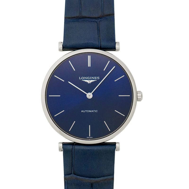 La Grande Classique – 36,00 mm, blaues Zifferblatt mit Sonnenschliff, Edelstahl L49084952