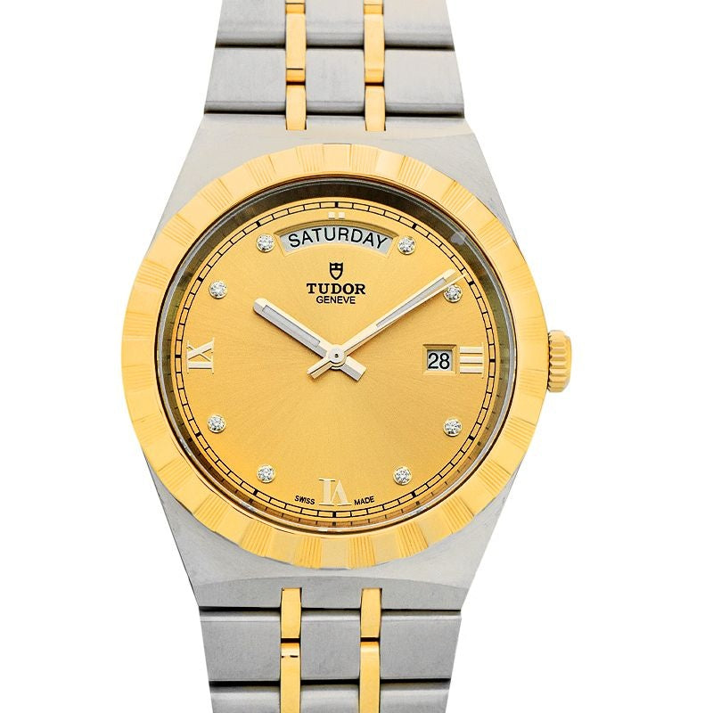 Tudor Royal 41 mm Champagner-Zifferblatt aus Edelstahl 28603-0006
