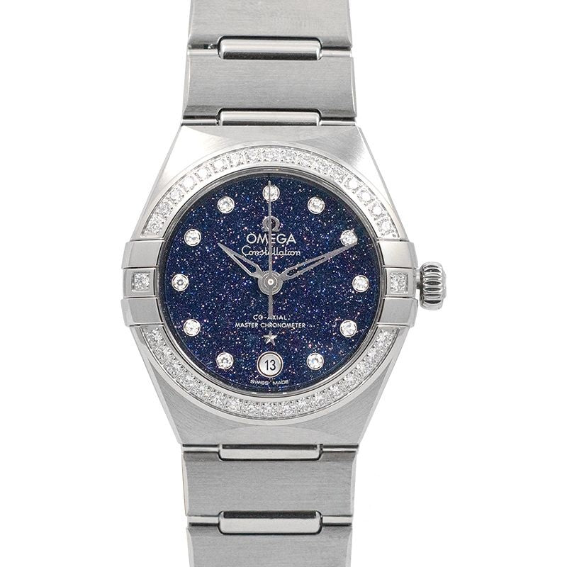 Constellation 29 mm blaues Zifferblatt aus Stahl 131.15.29.20.53.001