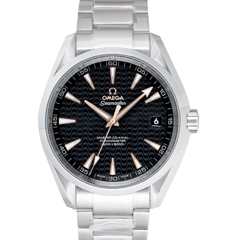 Seamaster 41,5 mm schwarzes Zifferblatt aus Edelstahl 231.10.42.21.01.006