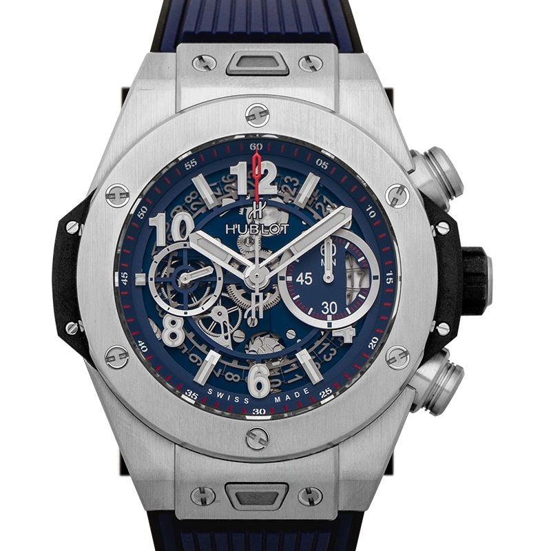 Big Bang 45 mm blaues Zifferblatt aus Titan 411.NX.5179.RX