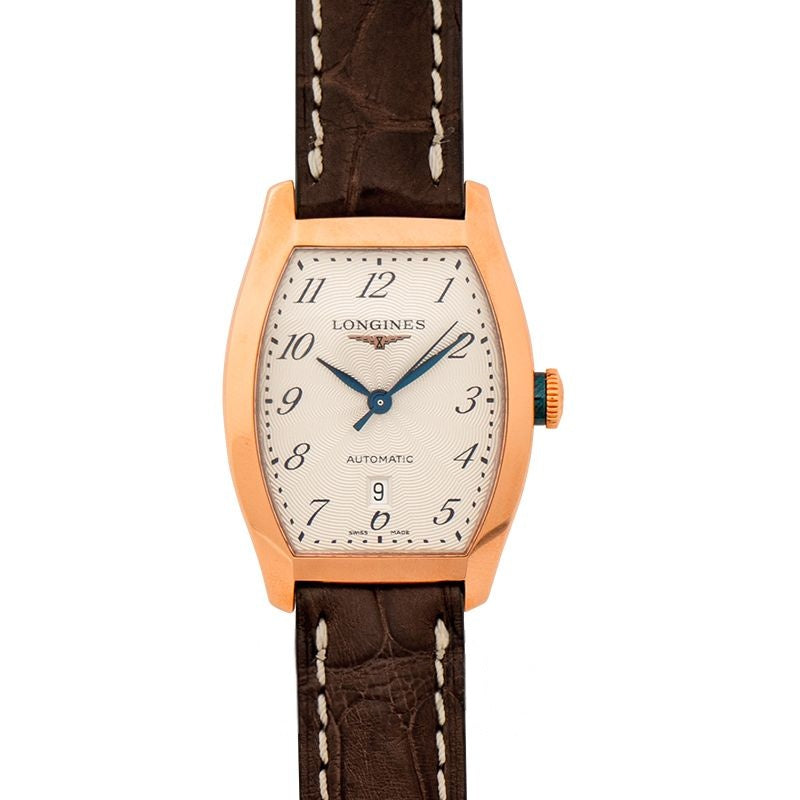 Longines Evidenza 26.00 Silbernes Zifferblatt in Roségold L21428732