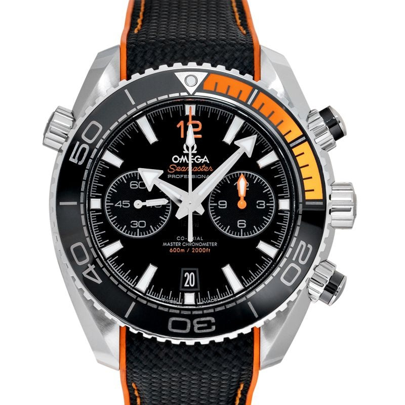 Seamaster 45,5 mm schwarzes Zifferblatt aus Edelstahl 215.32.46.51.01.001