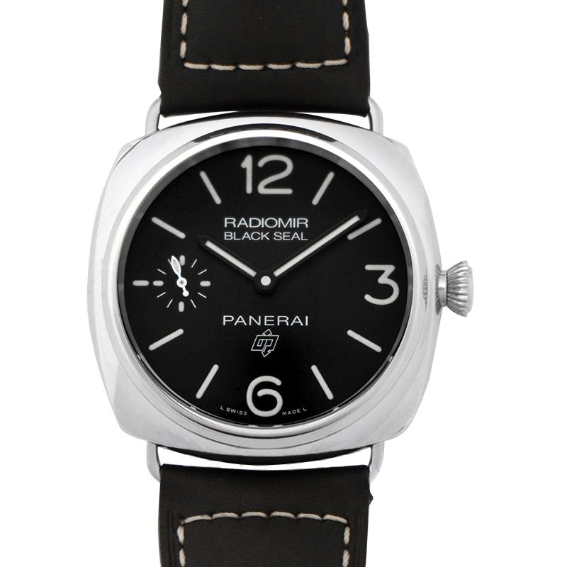 Radiomir 45 mm schwarzes Zifferblatt aus Edelstahl PAM00754