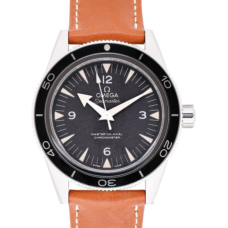 Seamaster 41 mm schwarzes Zifferblatt aus Edelstahl 233.32.41.21.01.002
