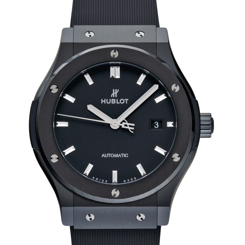 Classic Fusion 42 mm schwarzes Zifferblatt aus Keramik 542.CM.1171.RX