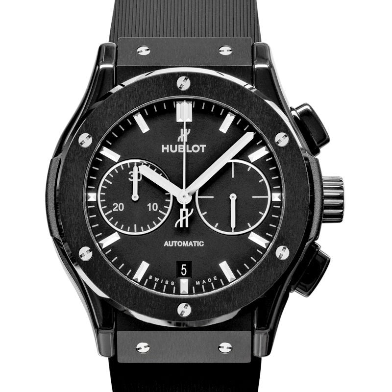 Classic Fusion, 45 mm, schwarzes Zifferblatt aus Keramik, 521.CM.1171.RX