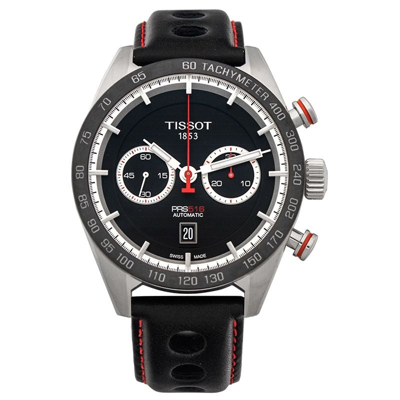 T-Sport 45 mm schwarzes Zifferblatt aus Edelstahl T100.427.16.051.00
