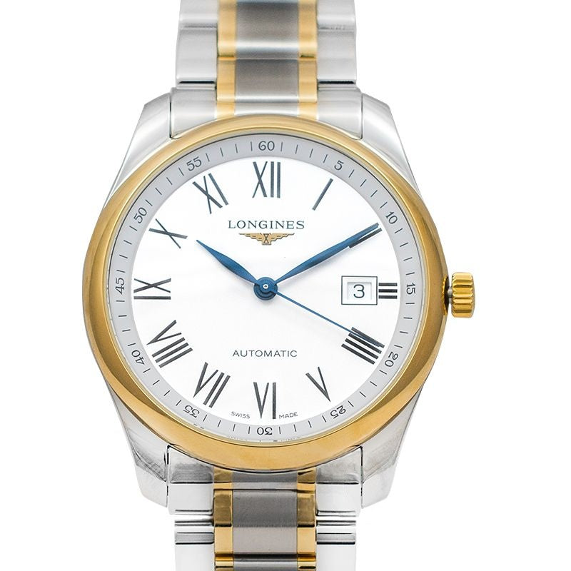 Die Longines Master Collection 40 mm weißes Zifferblatt aus Edelstahl L27935197
