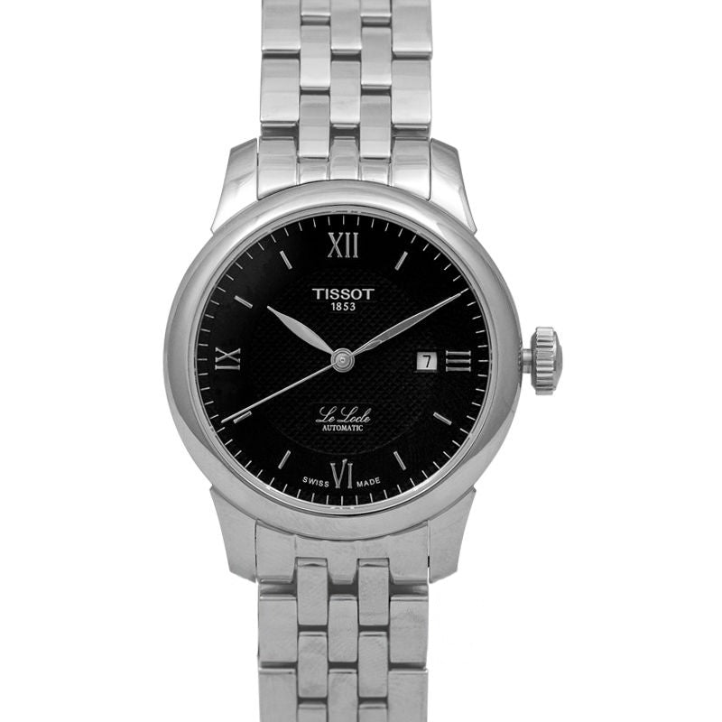 T-Classic 29 mm schwarzes Zifferblatt aus Edelstahl T006.207.11.058.00
