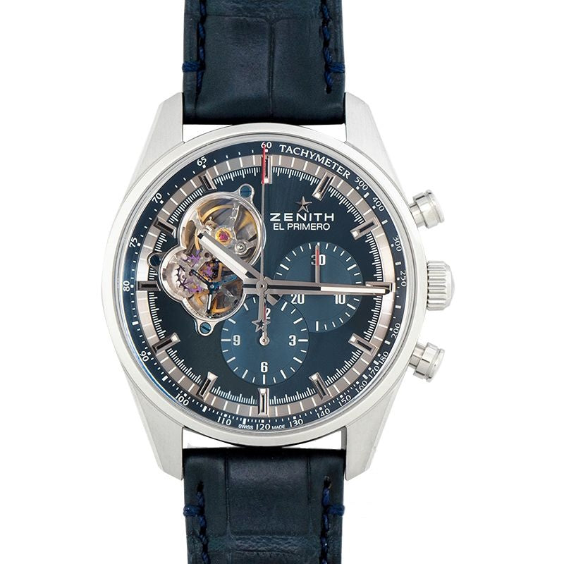 Chronomaster 42 mm blaues Zifferblatt aus Edelstahl 03.20416.4061/51.C700