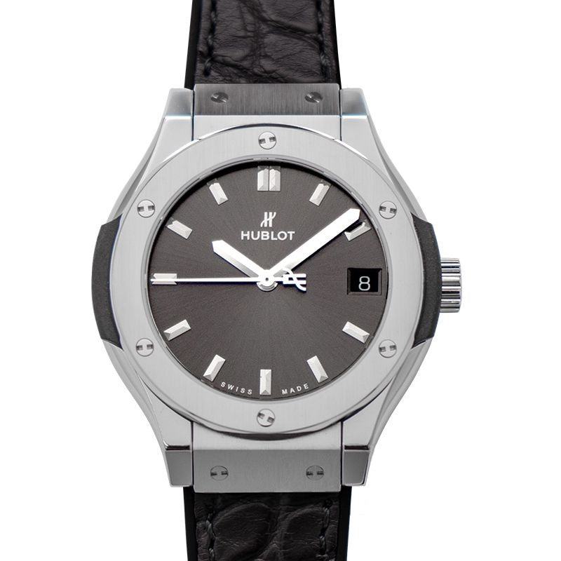 Classic Fusion 33 mm, graues Zifferblatt aus Titan, 581.NX.7071.LR