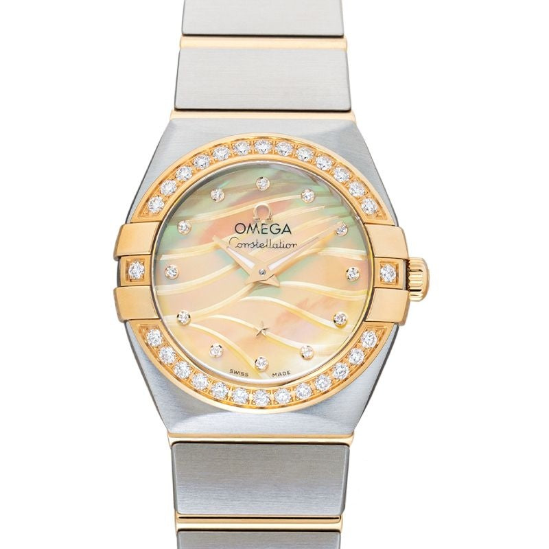 Constellation 24 mm Champagner-Zifferblatt aus Edelstahl 123.25.24.60.57.001