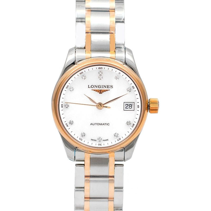 Die Longines Master Collection 25,5 mm Perlmuttzifferblatt aus Edelstahl L21285897