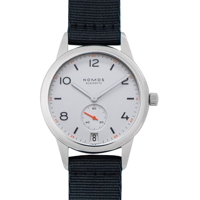 Club 41,5 mm weißes Zifferblatt aus Edelstahl 775