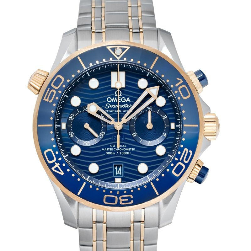 Seamaster 44 mm blaues Zifferblatt aus Edelstahl 210.20.44.51.03.001