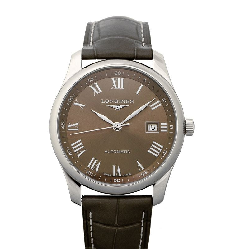 Die Longines Master Collection 40 mm graues Zifferblatt aus Edelstahl L27934713