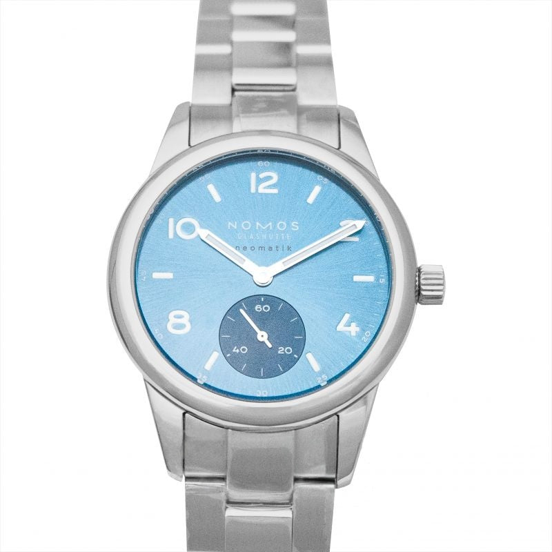 Club 37 mm blaues Zifferblatt aus Edelstahl 750