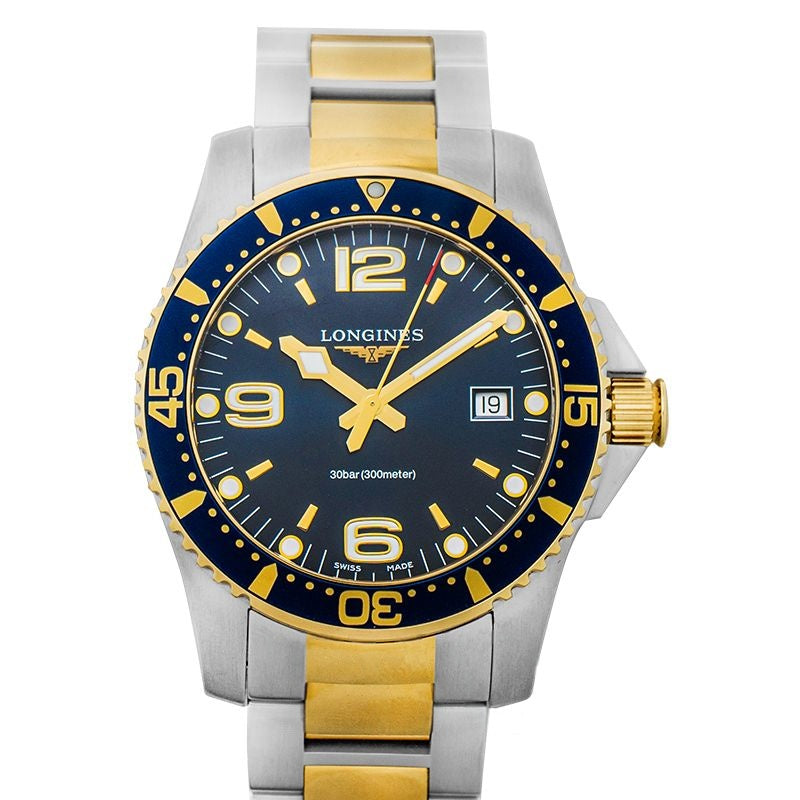 HydroConquest 41 mm blaues Zifferblatt aus Edelstahl L37403967