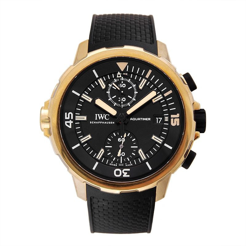 Aquatimer 43,00 mm schwarzes Zifferblatt in Titan, Bronze IW3795-03