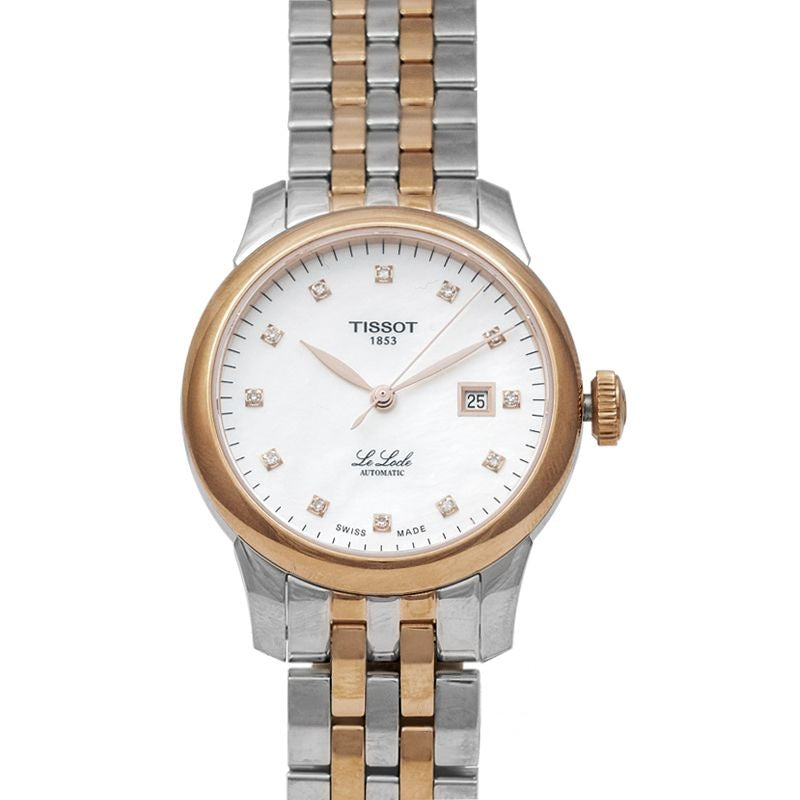 T-Classic 29 mm Perlmutt-Zifferblatt aus Edelstahl T006.207.22.116.00