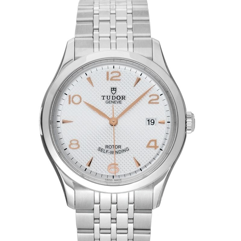 Tudor 1926 39 mm silbernes Zifferblatt aus Edelstahl 91550-0001