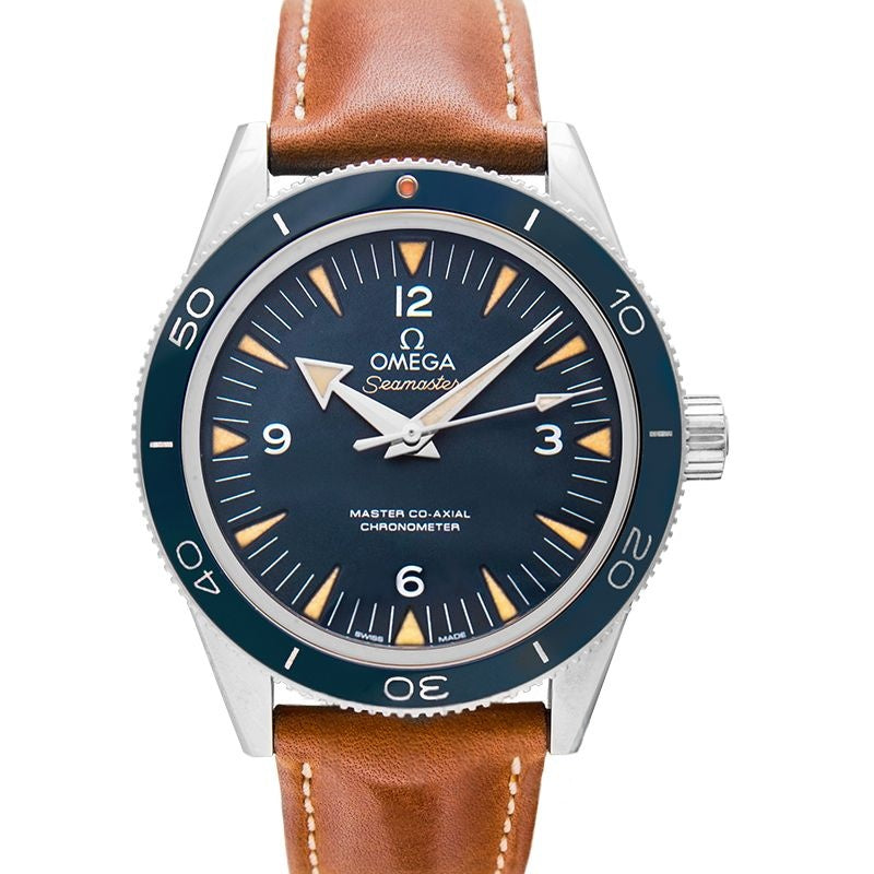 Seamaster 41 mm blaues Zifferblatt aus Titan 233.92.41.21.03.001
