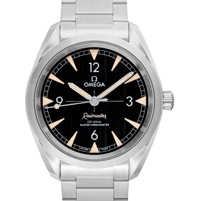 Seamaster 40 mm schwarzes Zifferblatt aus Edelstahl 220.10.40.20.01.001