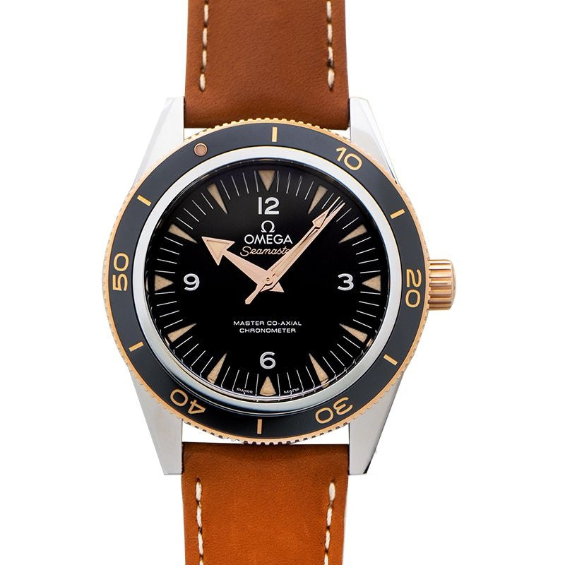Seamaster 41 mm schwarzes Zifferblatt aus Edelstahl 233.22.41.21.01.002