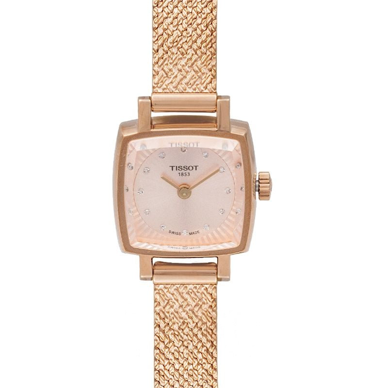 T-Lady 20 mm Roségold-Zifferblatt aus Edelstahl T058.109.33.456.00