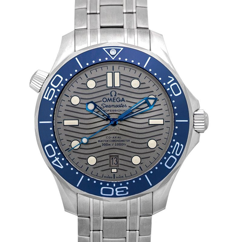 Seamaster 42 mm graues Zifferblatt aus Edelstahl 210.30.42.20.06.001