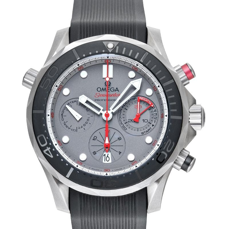 Seamaster 44 mm graues Zifferblatt aus Titan 212.92.44.50.99.001