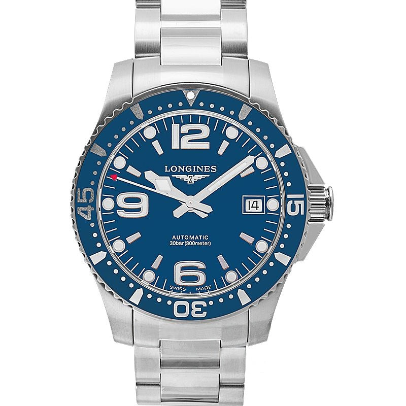 HydroConquest 39 mm blaues Zifferblatt aus Edelstahl L37414966