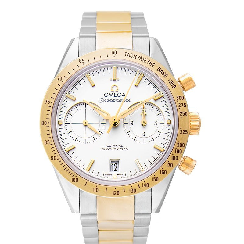 Speedmaster 41,5 mm silbernes Zifferblatt aus Edelstahl 331.20.42.51.02.001