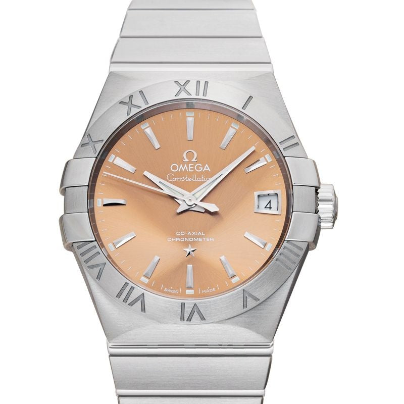 Constellation 38 mm braunes Zifferblatt aus Edelstahl 123.10.38.21.10.001