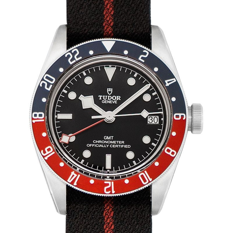 Heritage Black Bay 41 mm schwarzes Zifferblatt aus Edelstahl 79830RB-0003