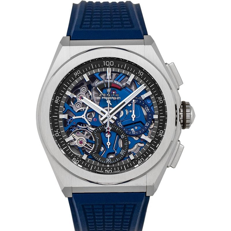 Defy 44 mm Skelett-Zifferblatt aus Titan 95.9002.9004/78.R590
