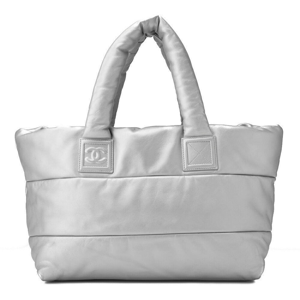 Pre-Owned Schultertasche Coco Cocoon Lammleder Silber Goldfarbene Hardware Pre-Owned