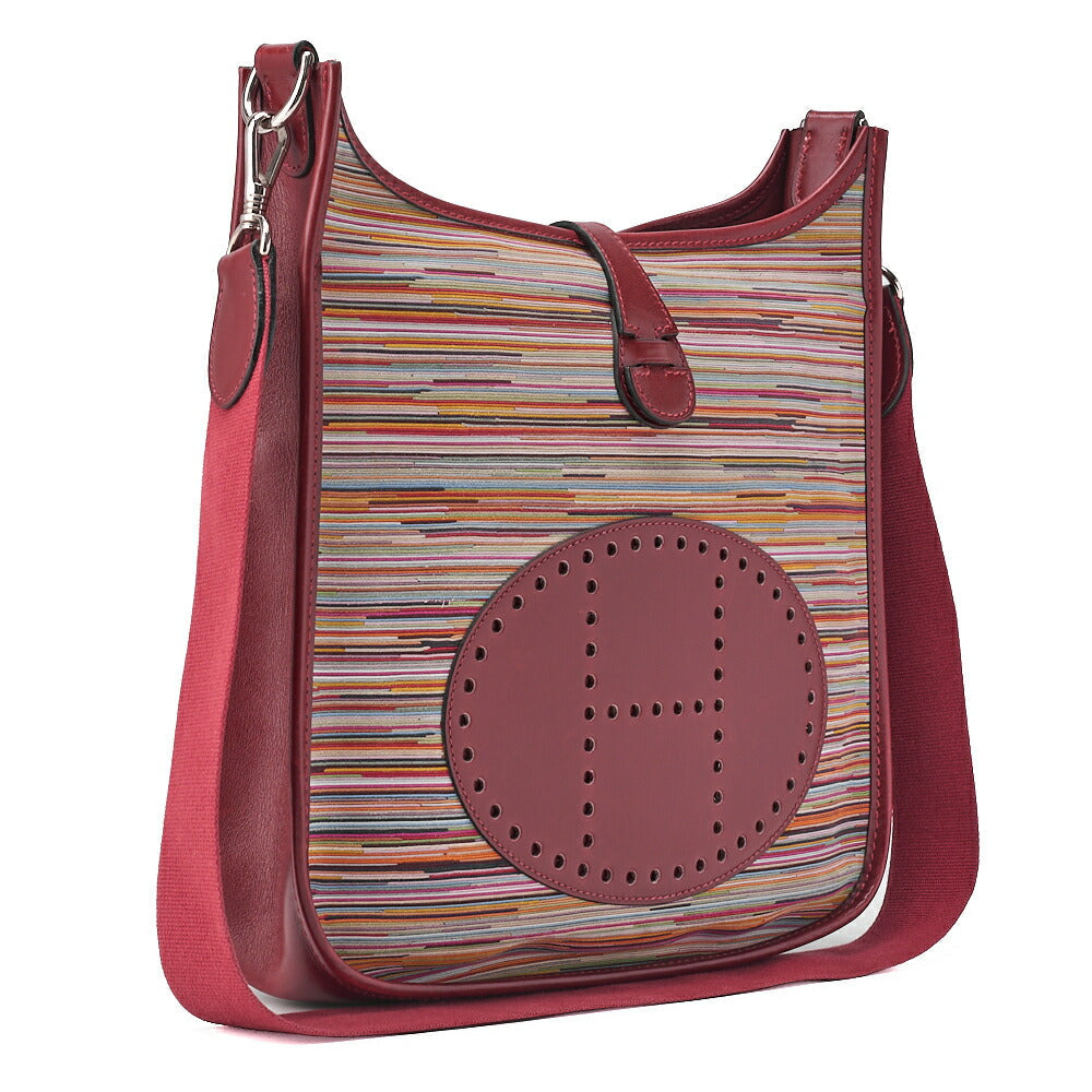 Evelyn PM Schultertasche Vibrato Multicolor, Canvas, Multicolor, Silberfarbene Metallteile, Gebraucht