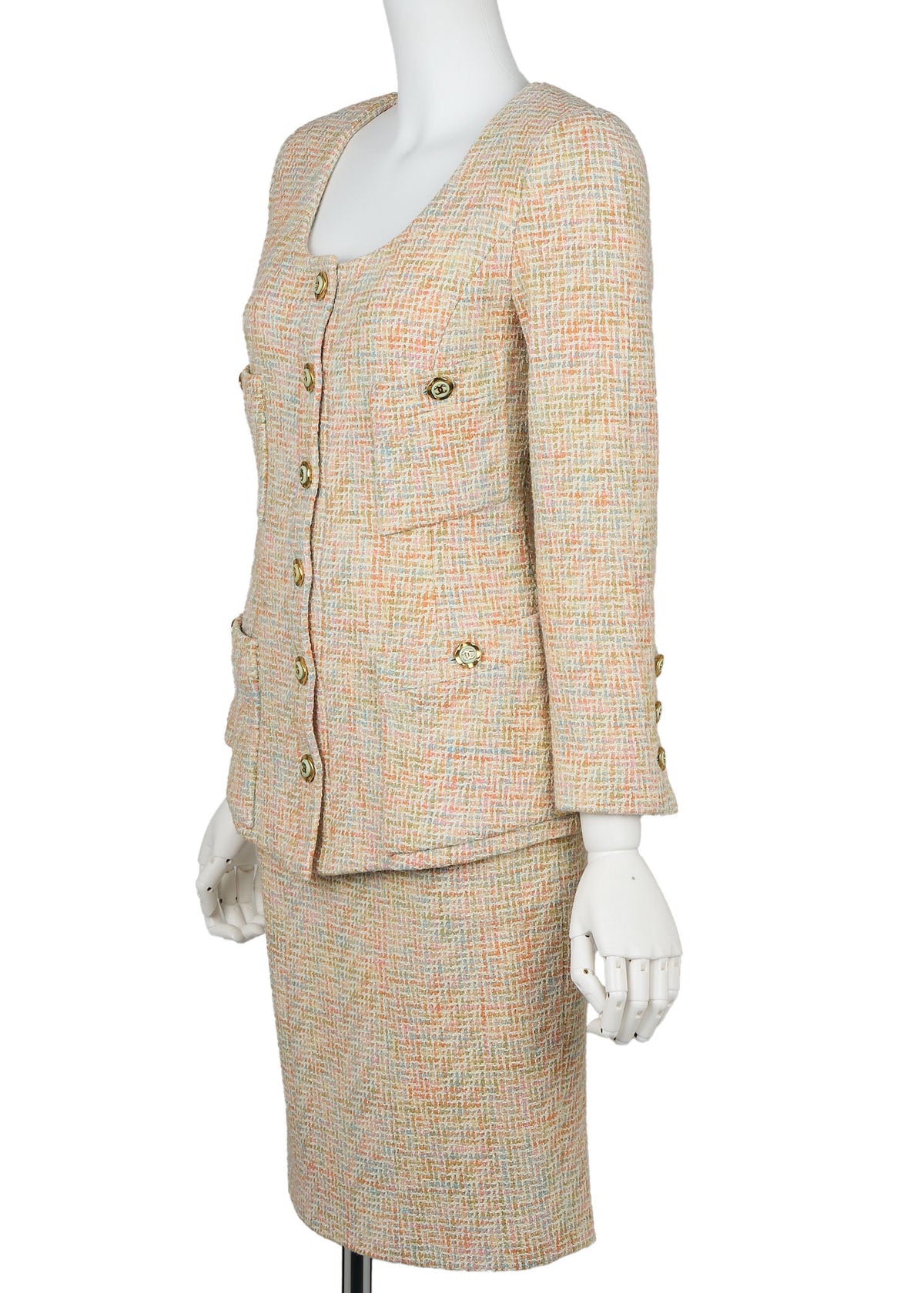Gebrauchtes Jacken-Rock-Set, Coco Button, Mehrfarbig, Oberbekleidung, Langarm, Gebraucht
