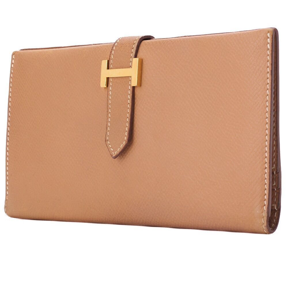 Bairn Classic Bi-Fold Long Wallet Epson Gold, Gold, Goldfarbene Metallteile, Gebraucht