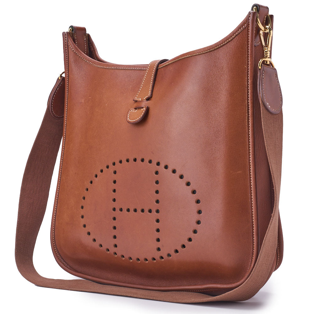 Evelyn PM Schultertasche Swift Gold Goldfarbene Hardware Pre-Owned