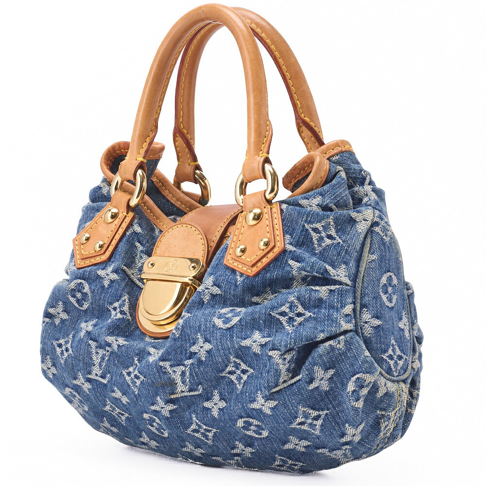 Gebrauchte Vuitton Umhängetasche, Monogram Denim, Blau, Goldfarbene Hardware, Gebraucht
