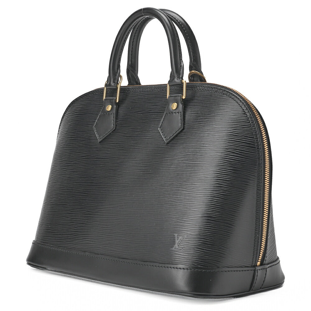 Pre-Owned Vuitton, Schultertasche, Epi Alma PM, Epi Leder, Schwarz, Goldfarbene Hardware, Pre-Owned