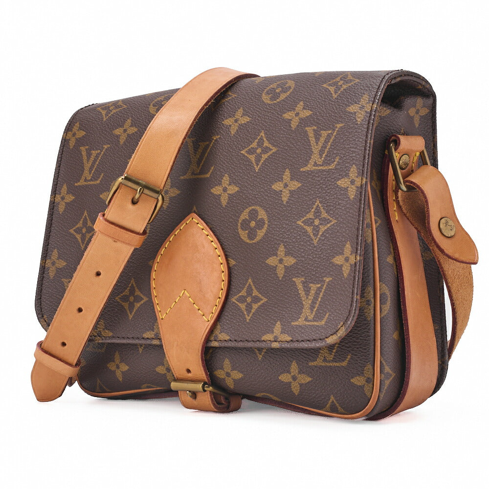 Gebrauchte Vuitton Umhängetasche, Monogramm, Canvas, Braun, Goldfarbene Hardware, Gebraucht