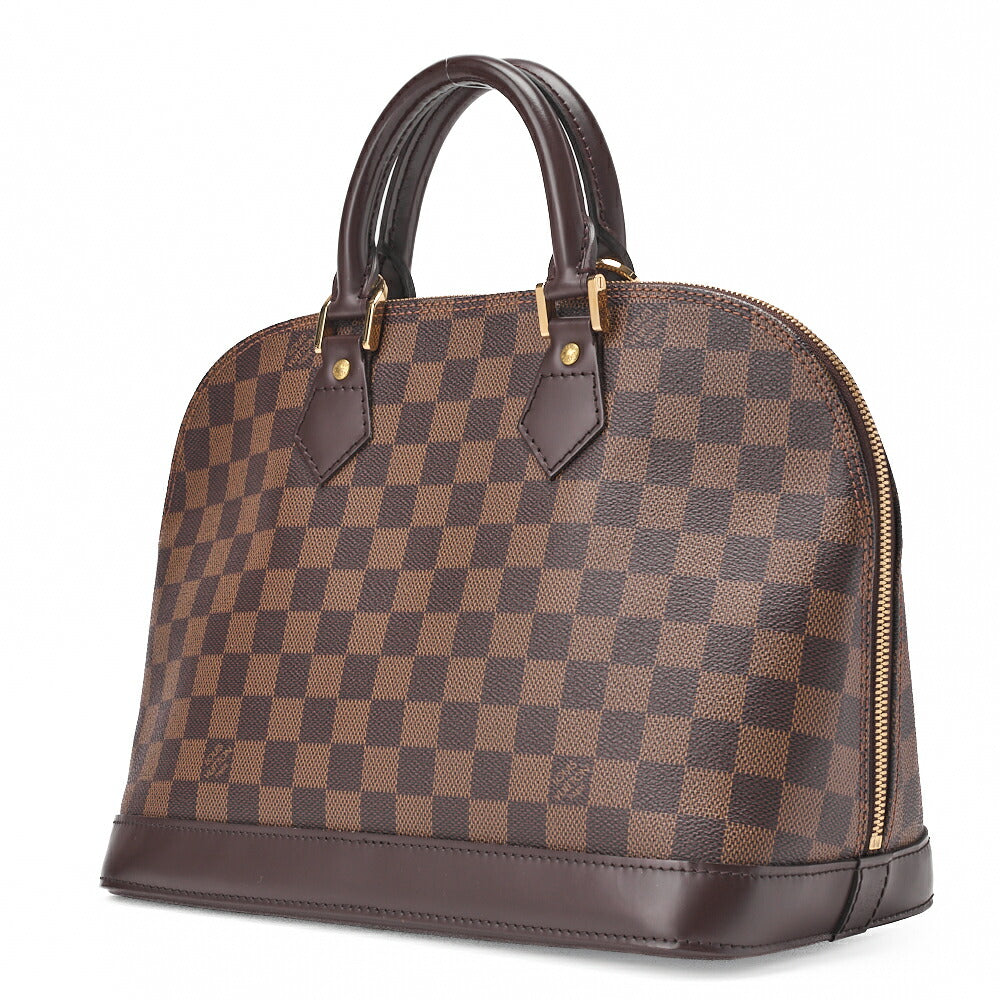 Pre-Owned Vuitton Handtasche Alma PM Damier Canvas Braun Gold-Tone Hardware Pre-Owned