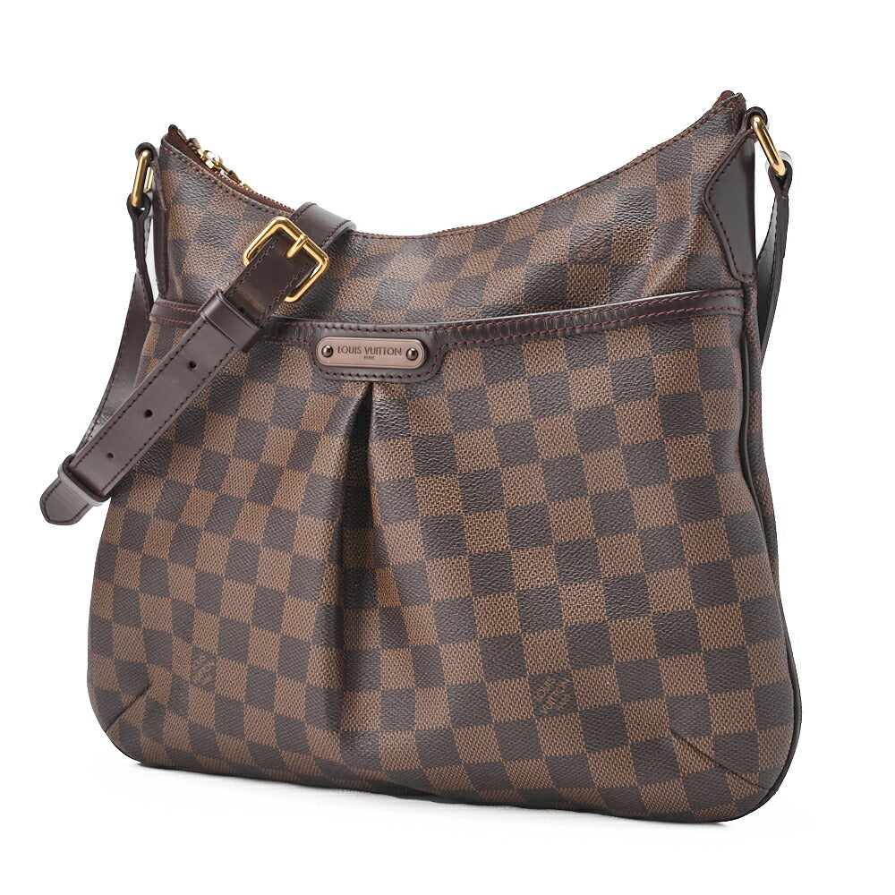 Pre-Owned Vuitton Schultertasche, Damier Bloomsbury PM, Canvas, Braun, Goldfarbene Hardware, Pre-Owned