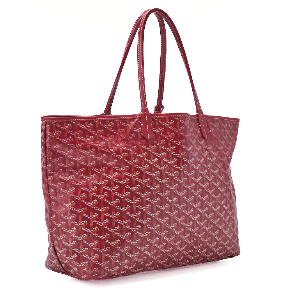 Gebrauchte Saint Louis PM Tragetasche, Beschichtetes Canvas, Rot, Silberfarbene Metallteile, Gebraucht