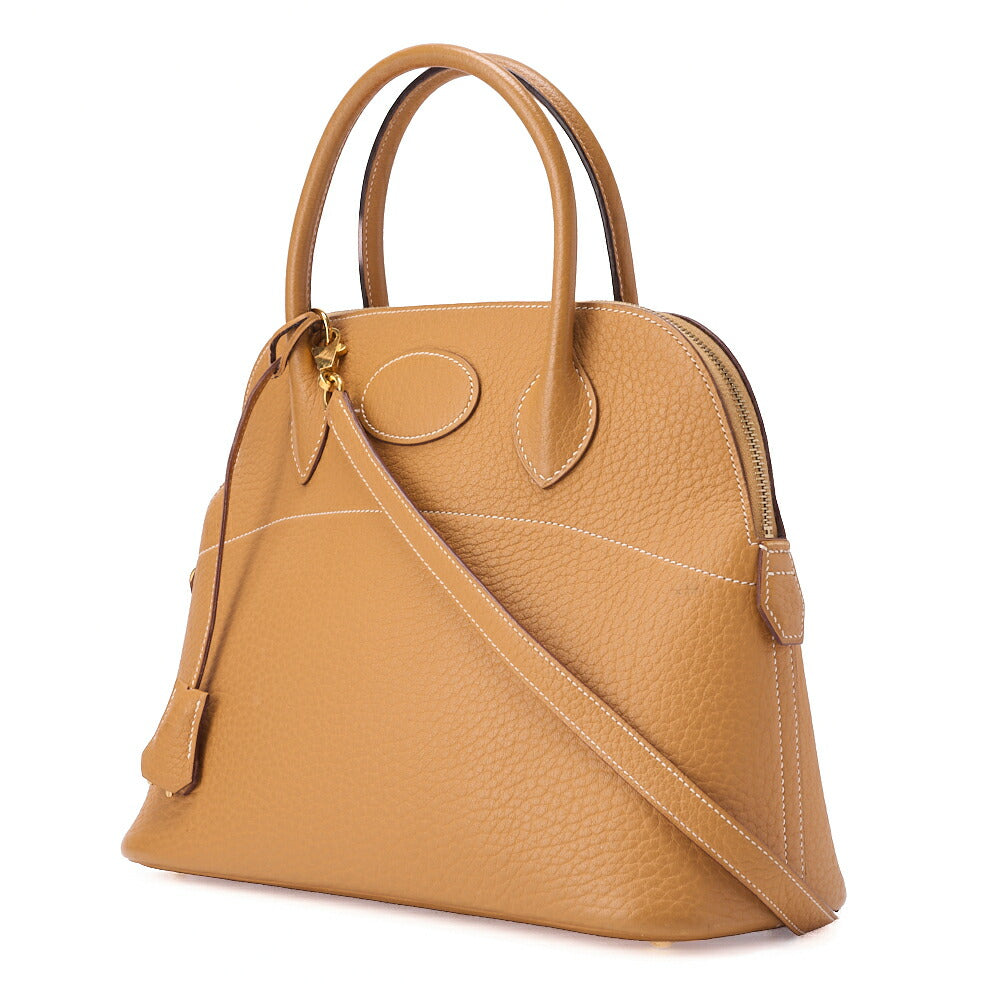 Gebrauchte Bolide 31 Handtasche Schultertasche Fjord Leder Natur Goldfarbene Hardware Gebraucht